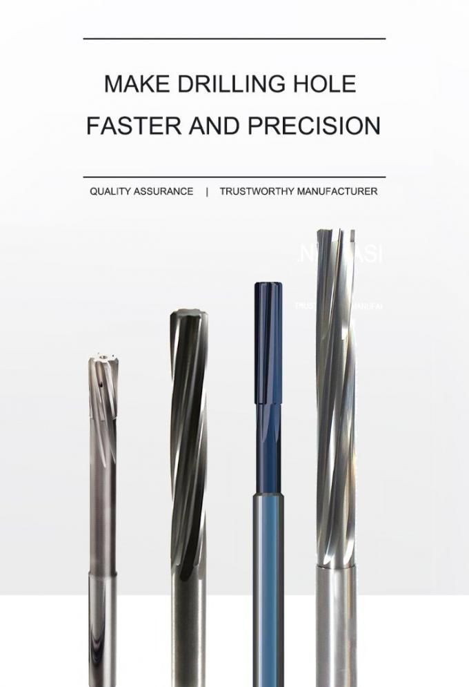 China Wxsoon Factory Spiral Solid Cemented Carbide Reamers for Aluminum